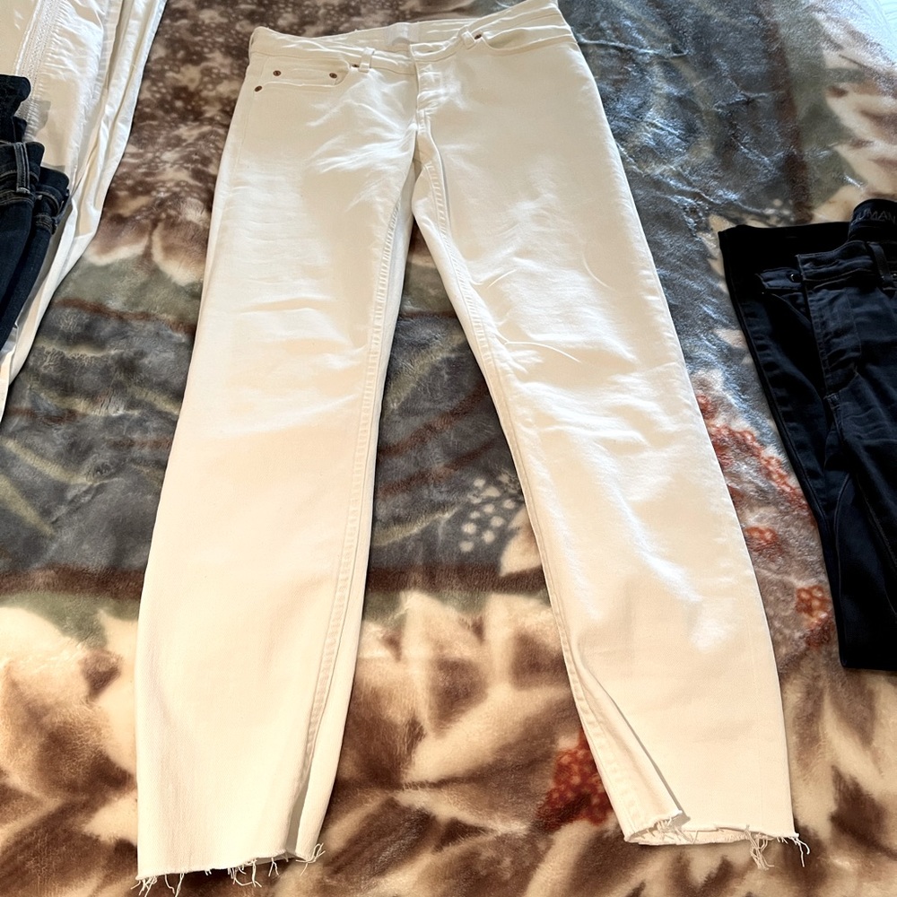 Preloved, Great condition.  Acne studio Brand jeans. Color Off white.